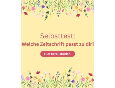 Banner_Selbsttest_welche Zeitschrift passt zu mir