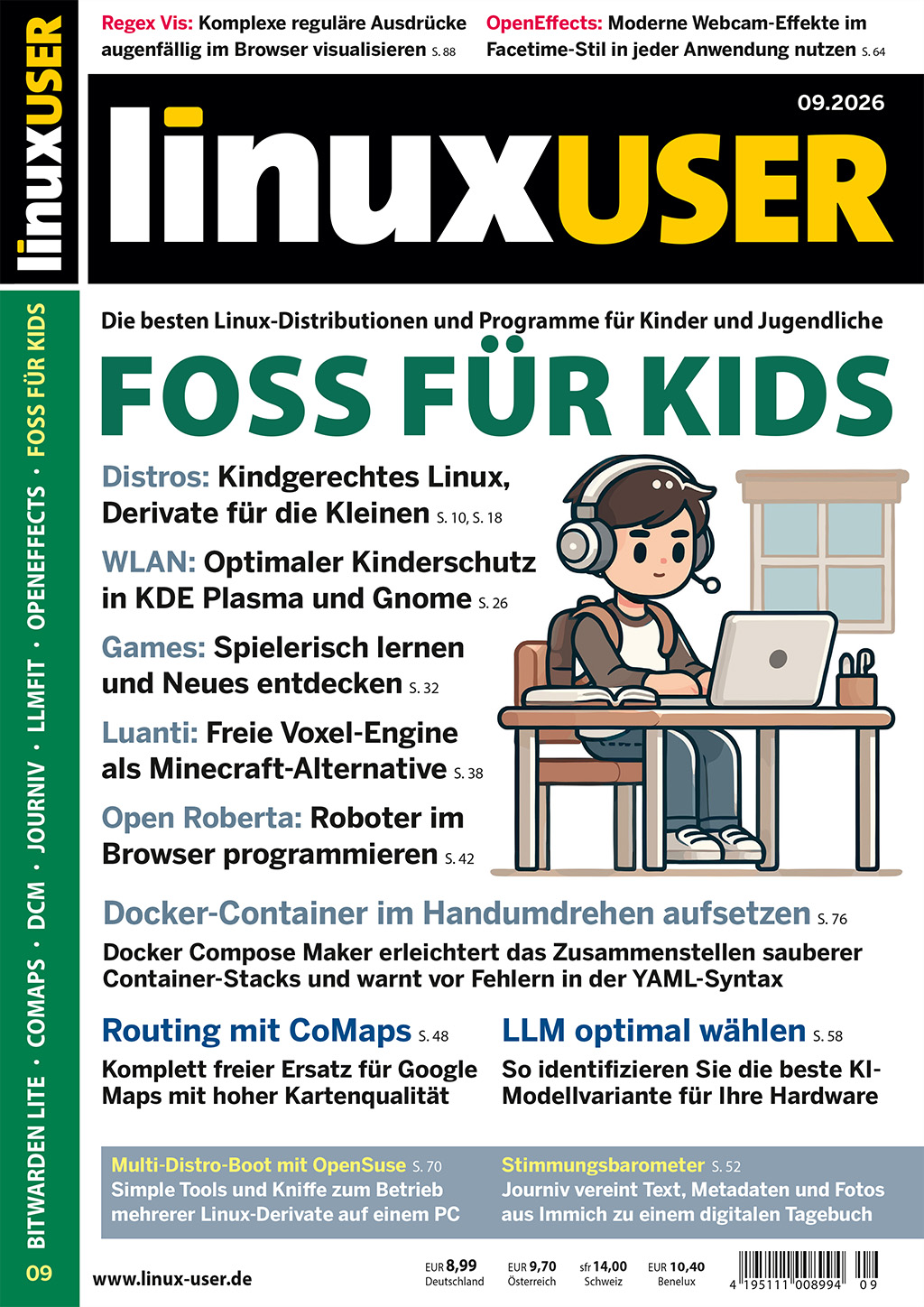LinuxUser Magazin 9/2026
