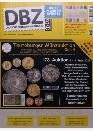 Deutsche Briefmarkenzeitu 15/2026
