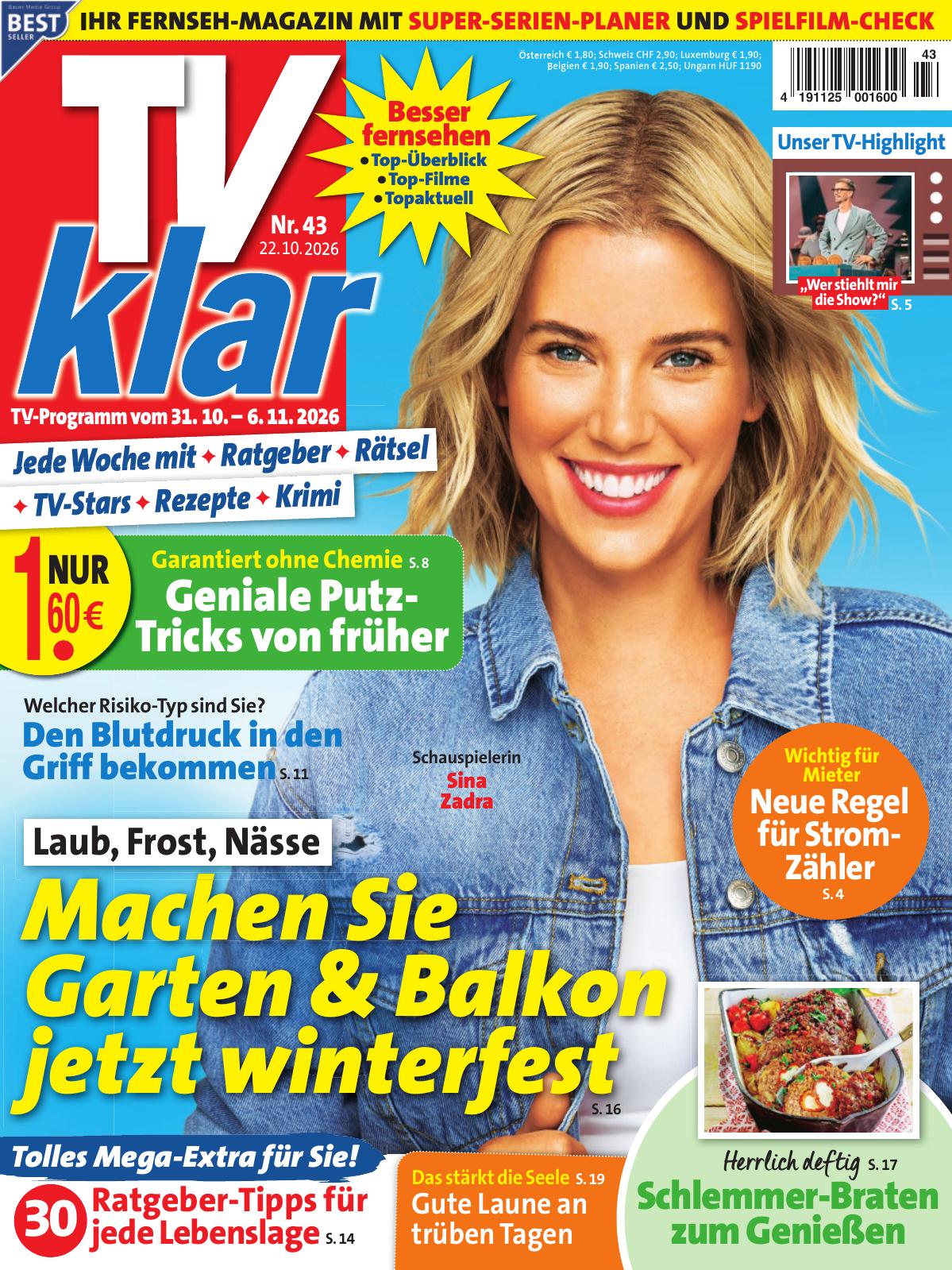 TV klar 43/2026 "Garten und Balkon winterfest machen"