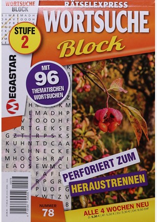 R&auml;tselexpress Wortsuche B 78/2026