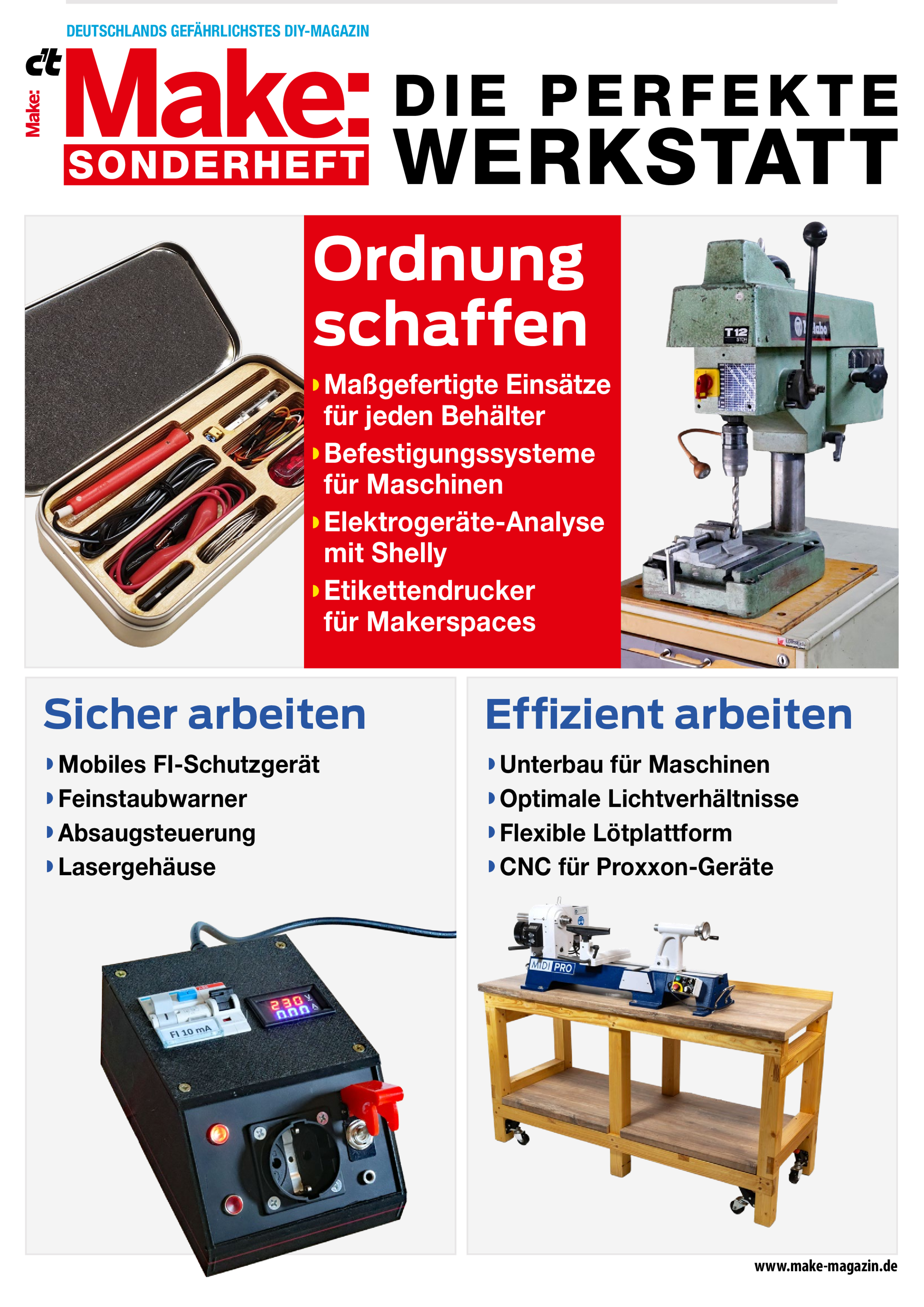 MAKE: 6/2026 "Ordnung schaffen und sicher arbeiten"