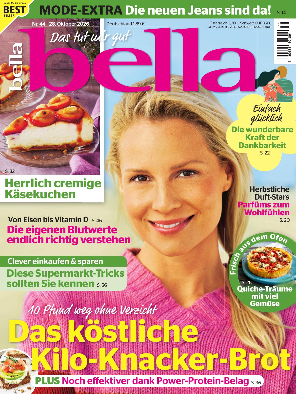 Bella 44/2026 "10 Pfund weg ohne Verzicht"