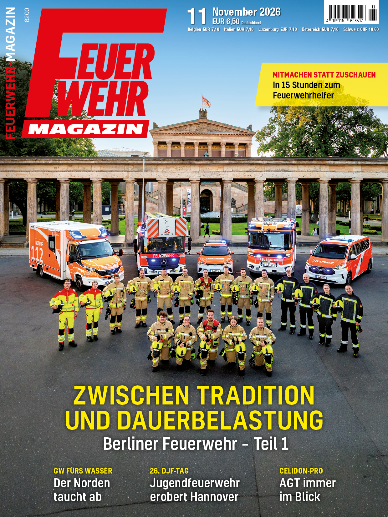 FEUERWEHR-MAGAZIN 11/2026 "Berliner Feuerwehr Teil 1"