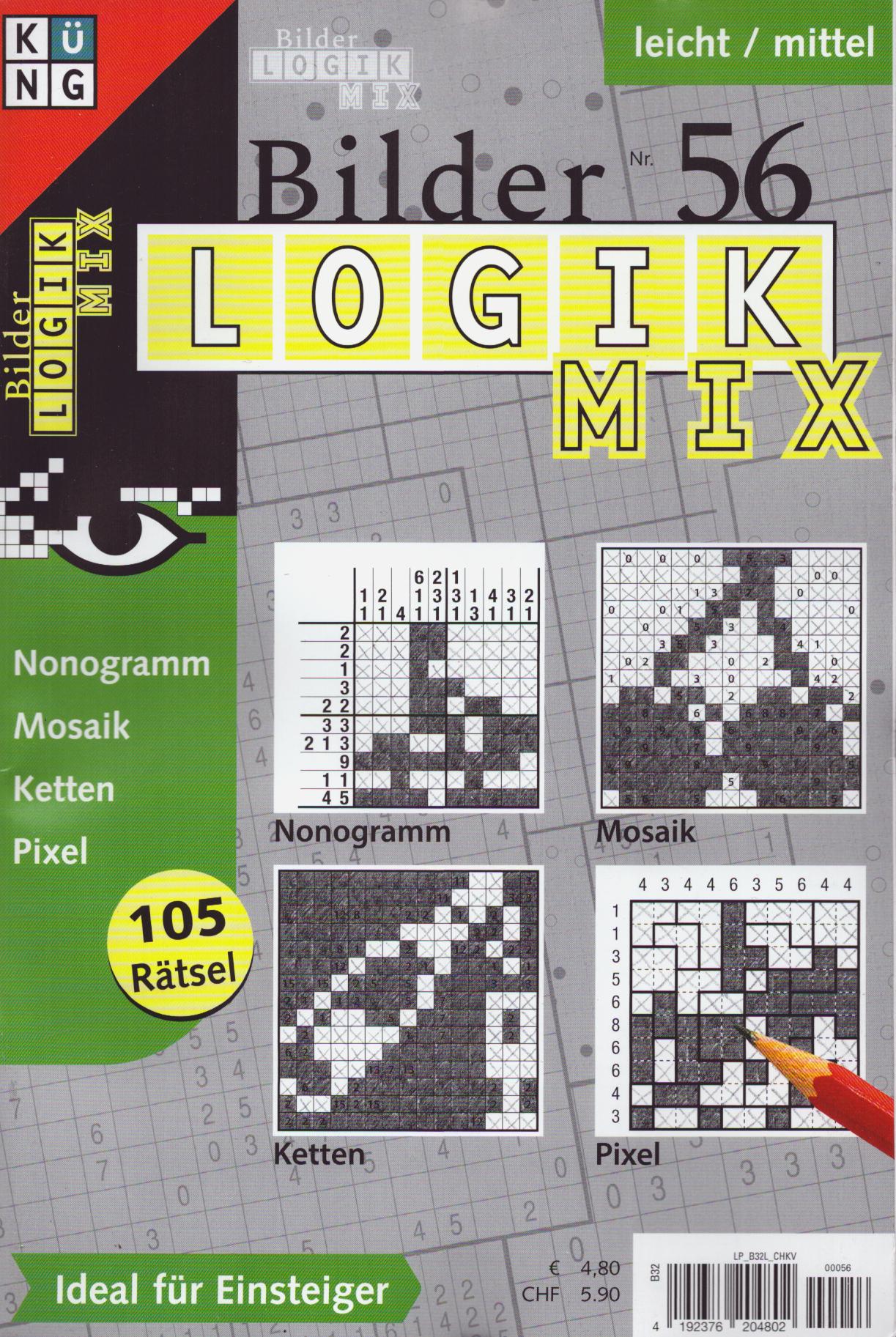 BILDER LOGIK MIX 56/2026 "105 R&auml;tsel f&uuml;r Einsteiger"