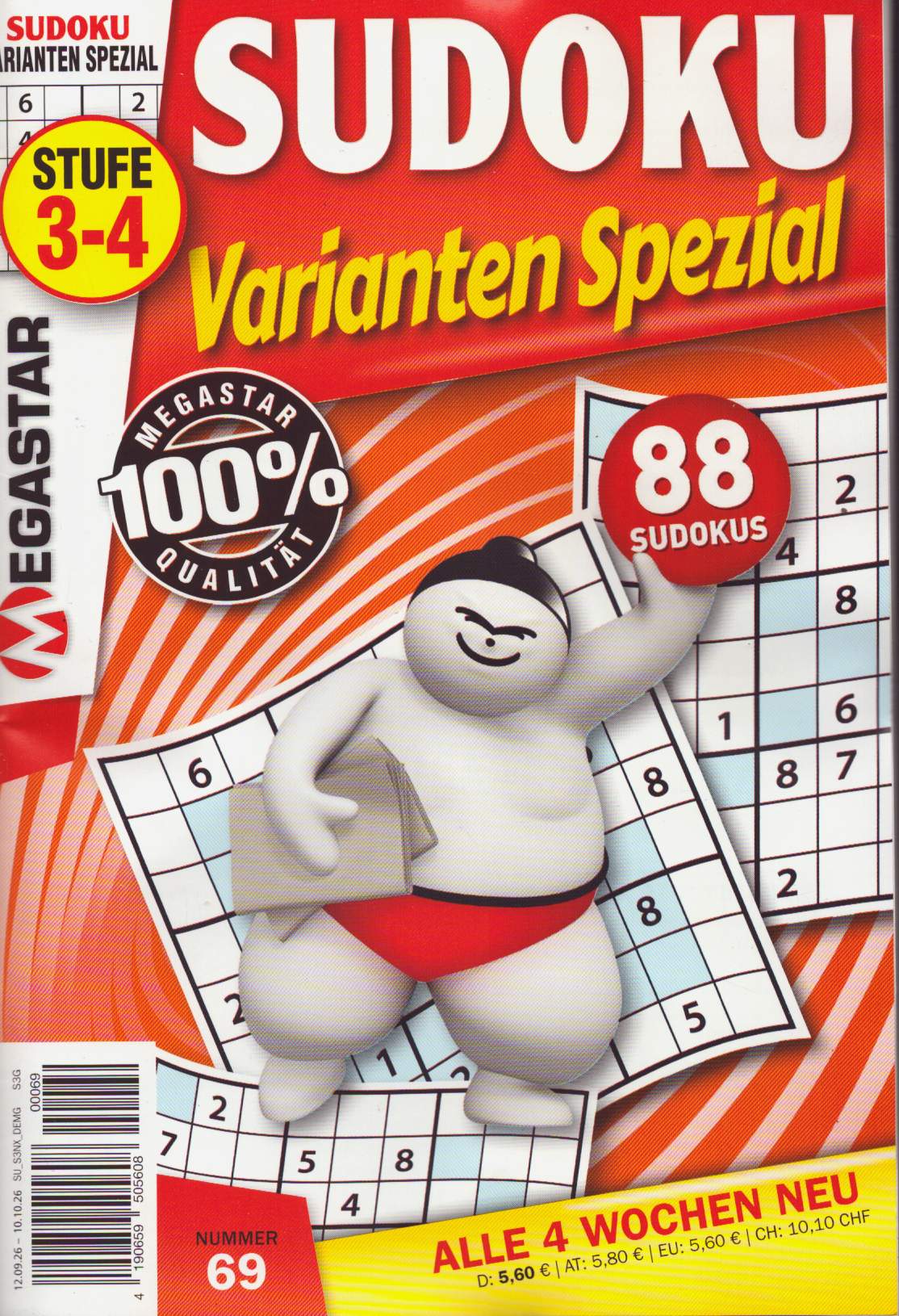 Sudoku Varianten Spezial 69/2026