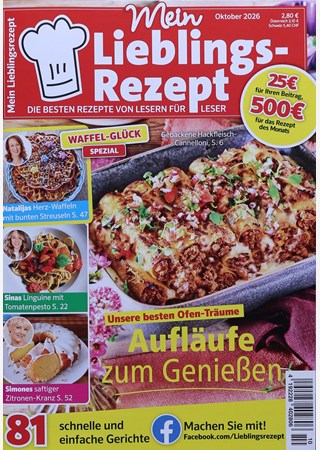 Mein Lieblingsrezept 10/2026