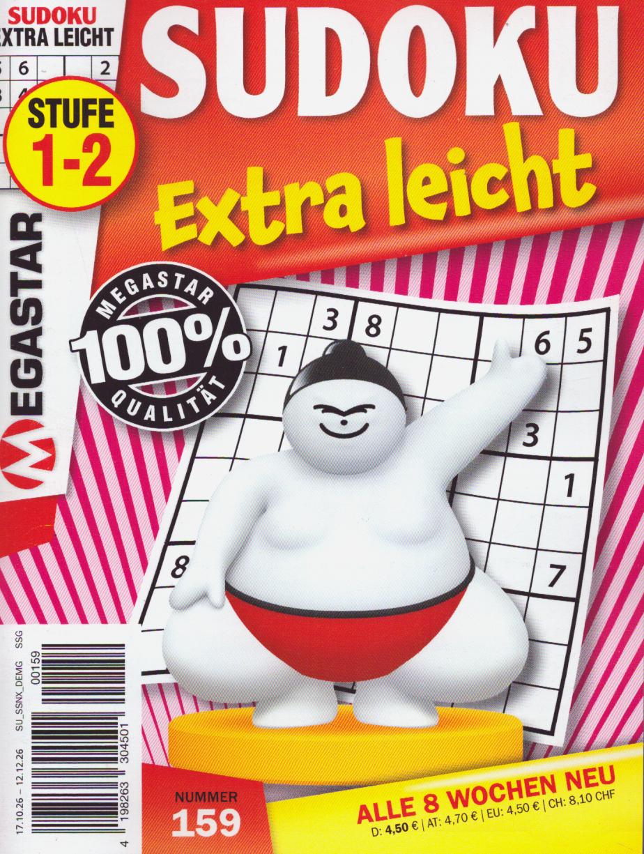 Sudoku Extra Leicht 159/2026