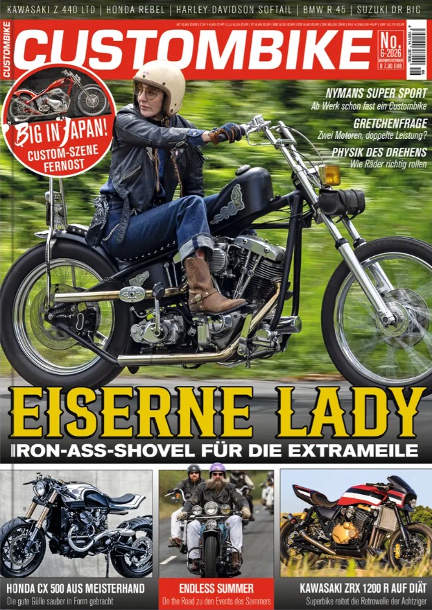 CUSTOMBIKE 6/2026 "Eiserne Lady Iron-Ass-Shovel"