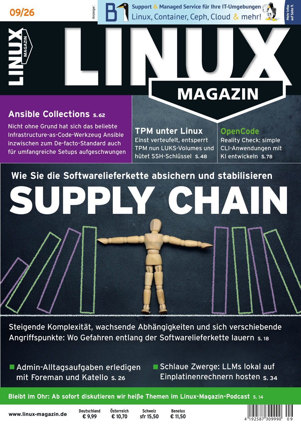 Linux-Magazin 9/2026 