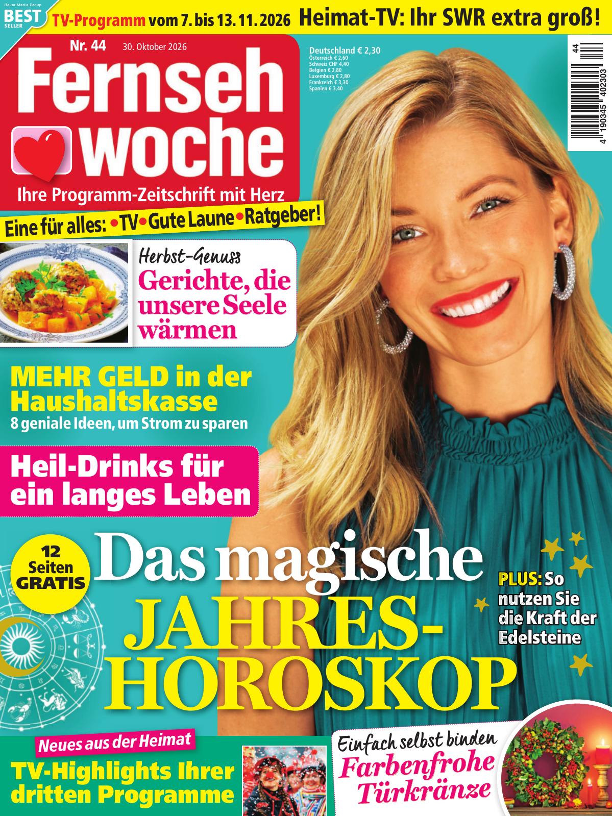 Fernsehwoche 44/2026 "Das magische Jahreshoroskop"
