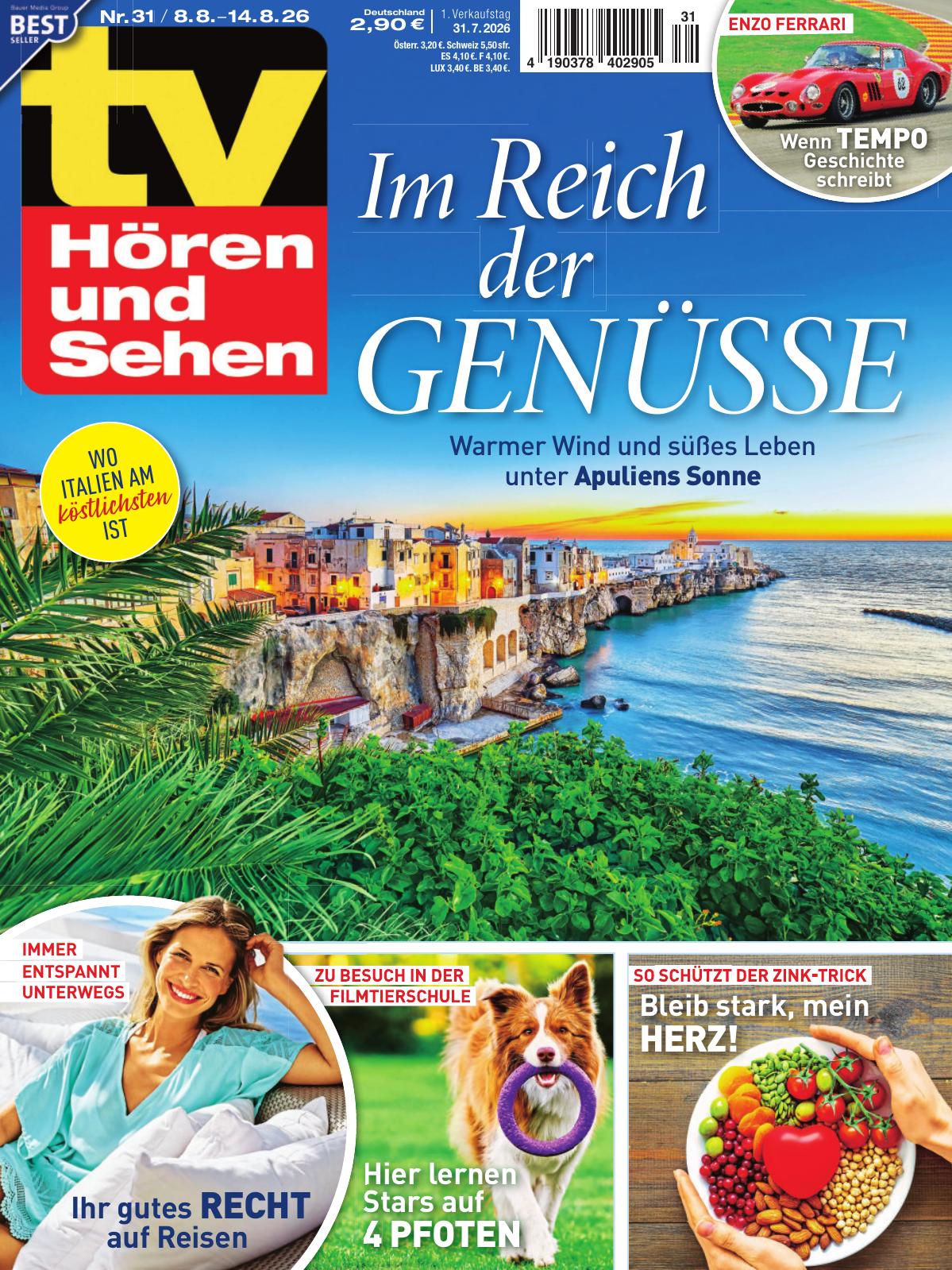 TV H&ouml;ren und Sehen 31/2026