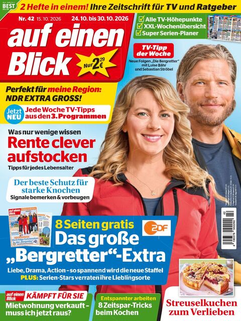Auf einen Blick 42/2026 "Bergretter Extra gratis"