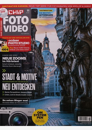 CHIP Foto Video DVD 11/2026 "Stadt & Motive neu entdecken"