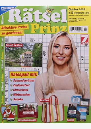 R&auml;tsel Prinz 7 Tage 10/2026 