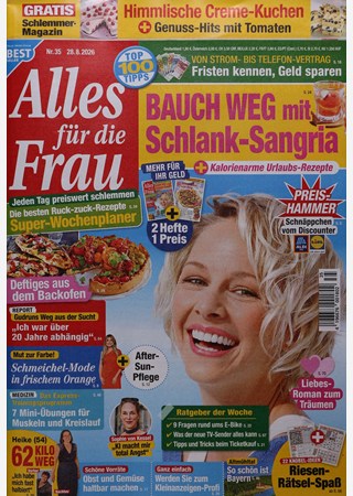 Alles f&uuml;r die Frau 35/2026 