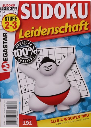 Sudoku Leidenschaft 191/2026