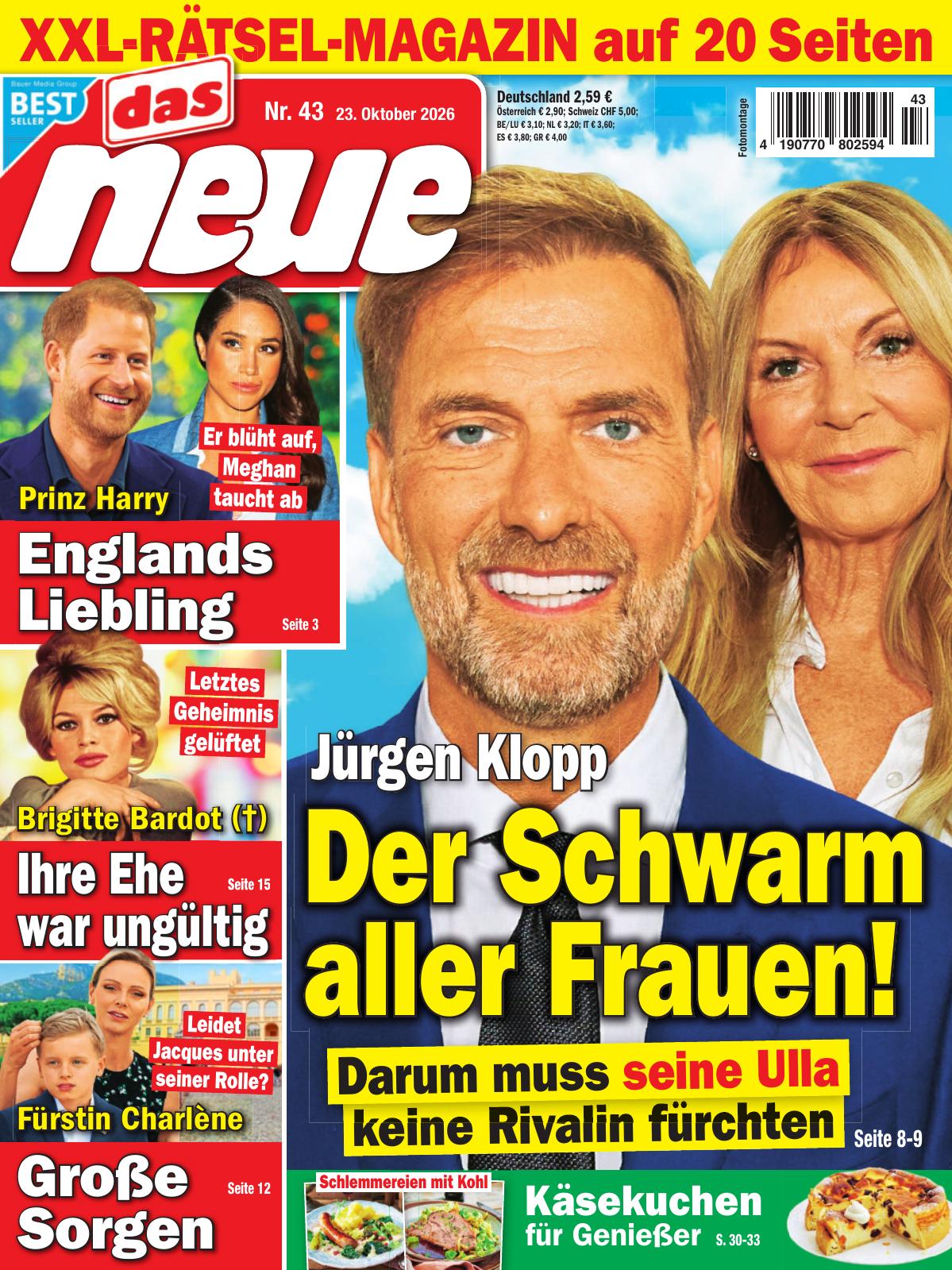 Das Neue 43/2026 "J&uuml;rgen Klopp der Schwarm aller Frauen"
