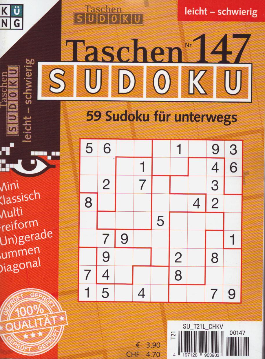 TASCHEN SUDOKU 147/2026