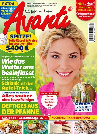Avanti 44/2026 "Wie das Wetter uns beeinflusst"