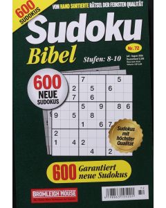 SUDOKU BIBEL 72/2026