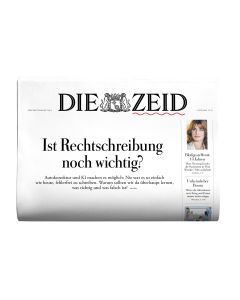 DIE ZEIT 25/2026 "Ist Rechtschreibung noch wichtig?"