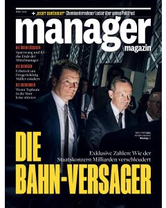 manager magazin 3/2024 "Die Bahn-Versager"