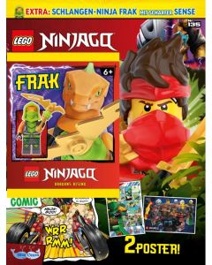 LEGO Ninjago (MoS) 135/2025 "Extra: Ninja Frak + Bonusfigur + LE-Karte"