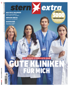 stern EXTRA 2/2026 "Die besten Kliniken f&uuml;r mich"