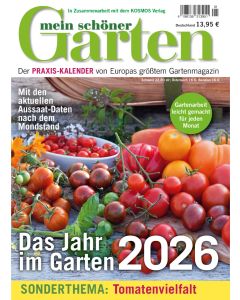 Mein schöner Garten Kalen 1/2026 "Der Praxiskalender für das Jahr 2026"