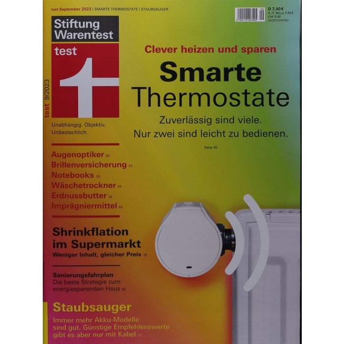 test 9/2023 Smarte Thermostate, Shrinkflation, Staubsauger