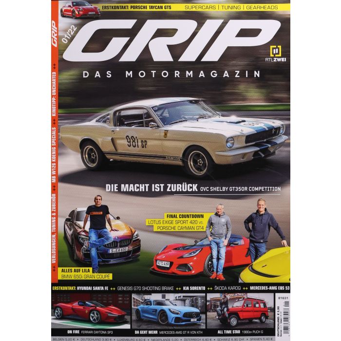 GRIP Das Motormagazin 1/2022 "Die Macht ist zurück"