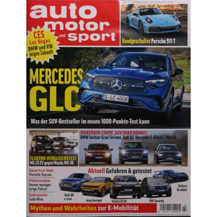 Auto Motor Sport 3/2023 "Mercedes GLC"