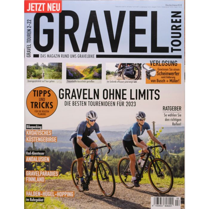 GRAVEL Touren Magazin 2/2022 "Graveln ohne Limits"