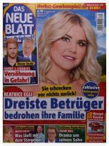 Das Neue Blatt 40/2026 "Beatrice Egli von Betrügern bedroht"