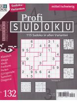 PROFI SUDOKU 132/2026 "115 Sudoku in allen Varianten"