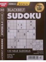 BLACKBELT SUDOKU 97/2026 "120 neue Sudokus plus 12x12 Format"