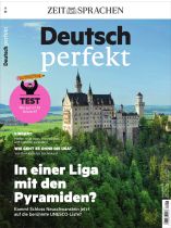 Deutsch perfekt 8/2025 "In einer Liga mit den Pyramiden?"