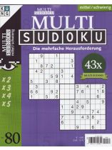 MULTI SUDOKU 80/2026 "43 Multi Sudoku mittel/schwierig"
