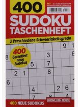 400 Sudoku Taschenheft 9/2025