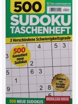 500 Sudoku Taschenheft 11/2026