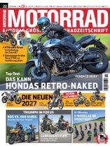 Motorrad 22/2026 "Honda CB 1000 F im Top-Test"