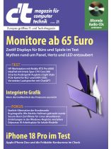 CT MAGAZIN 21/2026 "Monitore für Büro und Gaming im Test"