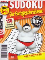 150 Sudoku für Fortgeschr 69/2026 "Megastar Qualität garantiert"