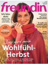Freundin 22/2026 "Kürbis Rezepte und Stricken"