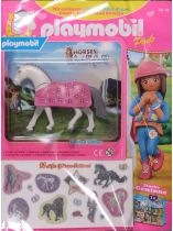 Playmobil Pink 10/2024 "Extra: Pferd mit Decke + Glitzer-Tattoos!"