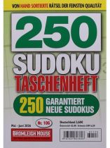 250 SUDOKU TASCHENHEFT 106/2026