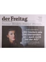 Der Freitag 35/2026 "„Wir biedern uns bei niemandem an – auch nicht bei der AfD“"