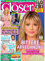 Closer 42/2026 "Heidi Klum blickt auf ihre Karriere zurück"