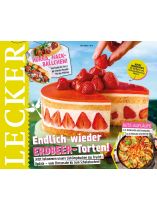 Lecker 5/2025 "Endlich wieder Erdbeer-Torten!"